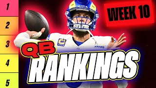 🔥 NEW Top 20 QB RANKINGS for Week 10 Fantasy Football 🚀  Fantasy Football Rankings [upl. by Burley]