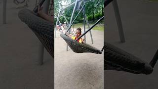 Elton on swings in Trekanten swing happy funny lifeisgood [upl. by Fridlund]