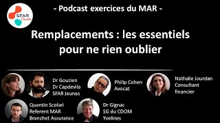 Podcast 2  Remplacements les essentiels pour ne rien oublier  SFAR [upl. by Jeffy]