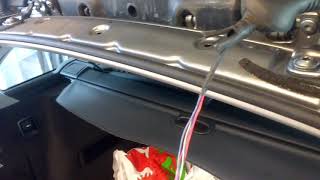 BMW E91 remote central locking tailgate wiring repair [upl. by Archambault]