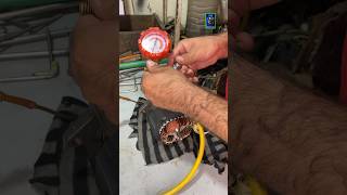 Fridge compressor danfoss pressure check 500psi shorts [upl. by Aicad863]