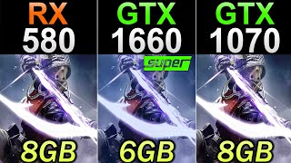 RX 580 Vs GTX 1660 Super Vs GTX 1070  1080p and 1440p Gaming Benchmarks [upl. by Grazia]