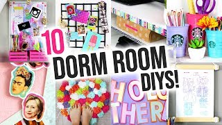 10 Easy DIY Dorm Room Decorations [upl. by Niarb]