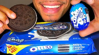 ASMR OREO ICE CREAM SANDWICH PARTY EGG MUKBANG CONES MCDONALDS OREO MCFLURRY EATING SOUNDS [upl. by Aline]