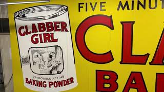 Clabber Girl sign makeover continues [upl. by Eelyme7]