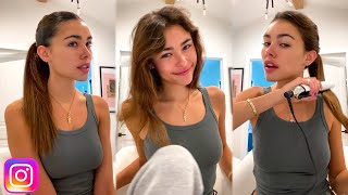 Madison Beer  Live  Hair Routine amp Makeup 💄✨  June 16 2021 [upl. by Enuj]