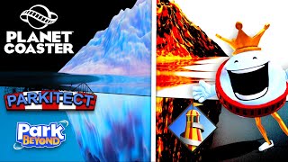 OBSCURE Theme Park Games Iceberg Explained Planet Coaster Park Beyond and more [upl. by Savitt]