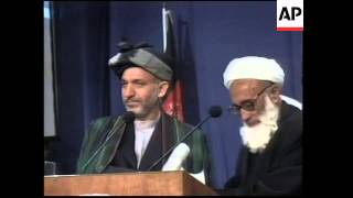 Karzai appoints cabinet and is inuagurated by Loya Jirga [upl. by Judus]