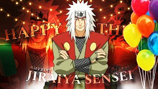 jiraiya AMV EDIT 🔥  jiraiya Birthday Edit  Jiraiya Status [upl. by Aihsia]