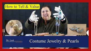 How to Tell and Value Costume Jewelry amp Pearls when Thrifting by Dr Lori [upl. by Bevus192]