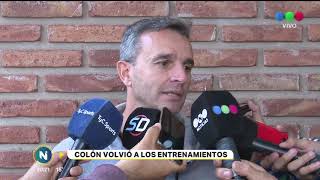 Pablo Lavallén habló de la pretemporada de Colón [upl. by Ajnot]