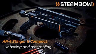 Unboxing and Assembling the AR6 Compact Steambow’s fastestshooting Stinger II [upl. by Hillman]