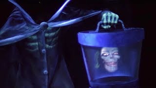 Haunted Mansion Holiday with Hatbox Ghost 2015 Disneyland Park Disneyland Resort [upl. by Ahsemit]