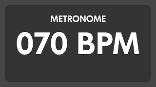 70 BPM  Metronome [upl. by Valorie275]