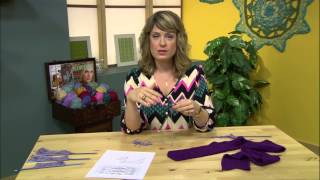 How to Knit a Scarf  French Quarter Lace Scarf [upl. by Lyontine]