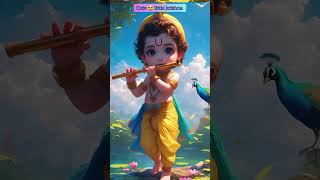 Cute 😍 little krishna krishna krishnabhajan little littlekrishna viralshort shorts shortvideo [upl. by Rebeh]