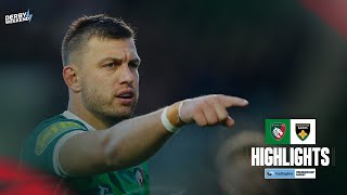 Highlights Leicester Tigers v Northampton Saints  Gallagher Premiership 2425 Round 4 [upl. by Odlanir53]