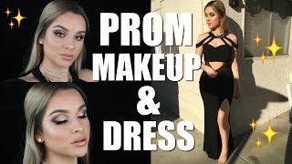 PROM 2017 MAKEUP  DRESS IDEA  Aidette Cancino [upl. by Ahcire807]