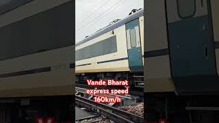 Vande Bharat express speed 160 kmhours india fastest train india [upl. by Natie]