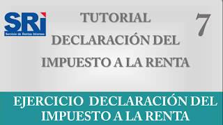 Cómo REALIZAR la DECLARACIÓN del IMPUESTO a la RENTA ► Persona Natural [upl. by Deloris]