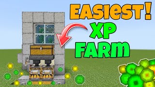 Easy AutoKelp Xp Farm In Minecraft Bedrock 121 [upl. by Ynottirb]