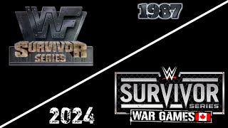 Every Survivor Series PPV Opening Match Card Compilation 1987  2024 [upl. by Jet]