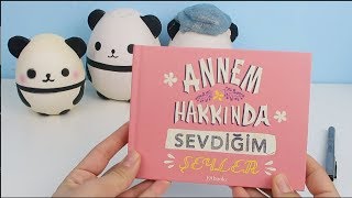 Annem Hakkında Sevdiğim Şeyler Kitabını Doldurdum Annem için Özel Defter Yazma Bidünya Oyuncak [upl. by Adnalram]