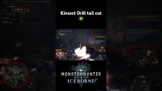 Kinsect drill tail sever monsterhunter mhw mhwib [upl. by Orihakat]