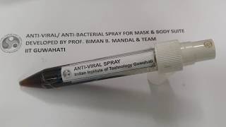 Antiviral Antibacterial Spray [upl. by Nellac]