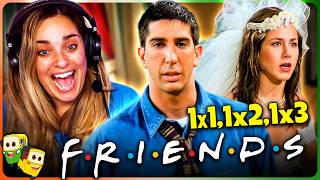 FRIENDS SEASON 1 Episodes 12 amp 3 REACTION  First Time Watch [upl. by Nairad]