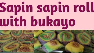 Sapin sapin roll with bukayo filling [upl. by Mattheus325]