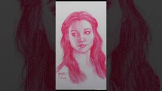 Drawing Margery Tyrell AleezayDaVinci gameofthrones drawing art coloredpencils artist [upl. by Idieh]