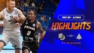 Pari Nizhny Novgorod vs Astana Highlights March 9  Season 202324 [upl. by Toback]