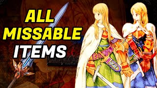 Final Fantasy Tactics All Rarest Missable Items [upl. by Ide84]