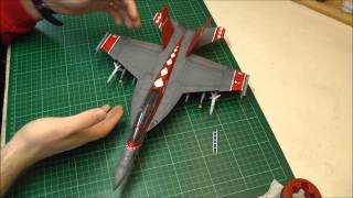 Revell  FA18F Super Hornet  148 Scale Model  Final Conclusion [upl. by Ayahsal]