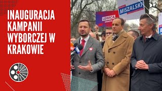 Aleksander Miszalski Inauguracja kampanii wyborczej w Krakowie [upl. by Wun]