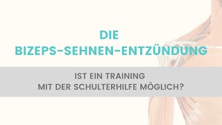 Schulterhilfe Training trotz BizepsSehnenEntzündung möglich [upl. by Gaughan]