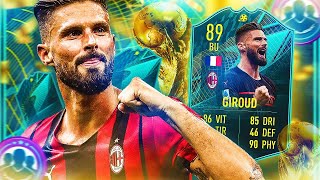 JE TESTE OLIVIER GIROUD 89 MOMENTS  rentable ou douille  🇫🇷   FIFA 22 Ultimate Team [upl. by Nirahs]