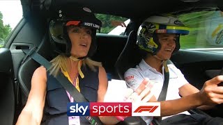 Lando Norris takes Sky Sports F1 presenter on Monza hot lap 🔥 [upl. by Merlina]