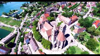 Breisach Überflug Rundflug Rhein Breisach November 2018 in 4K Qualität [upl. by Killian]