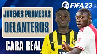 JOVENES PROMESAS CON ROSTRO REAL  DELANTEROS DC  FIFA 23 MODO CARRERA [upl. by Brooks]