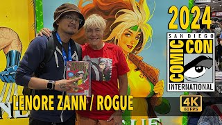 Lenore Zann  Rogue  XMen 97   San Diego ComicCon 2024 sdcc2024 [upl. by Acyre]