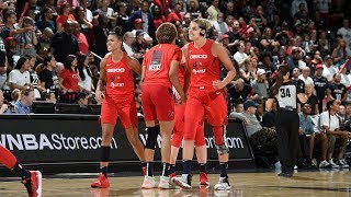 Mystics Drain 13 Threes In Game 4 Of Semifinals [upl. by Hgielanna]