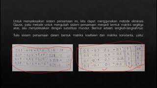 UTS Matematika Teknik 1 sistem persamaan linear dengan metode gauss [upl. by Gareth]