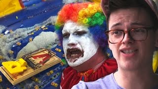 STEVEN SUPTIC VS THE MOUSE TRAP BOUNCE CASTLE [upl. by Nirb809]