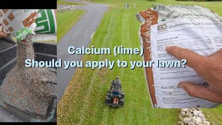 SHOULD YOU PUT CALCIUM lime ON YOUR LAWN [upl. by Schriever]