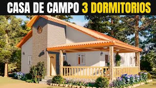 Casa de CAMPO con 3 DORMITORIOS [upl. by Dorolisa]