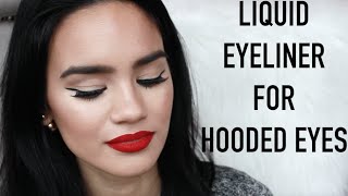 Liquid Eyeliner for Hooded Eyes [upl. by Linzer]