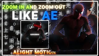 AE LIKE ZOOMS ON ALIGHT MOTION [upl. by Clevie]