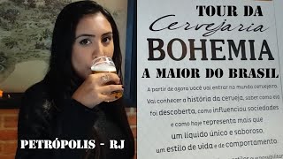 TOUR DA CERVEJARIA BOHEMIA a maior e mais antiga do Brasil localizada em PETRÓPOLIS RJ [upl. by Karlik599]